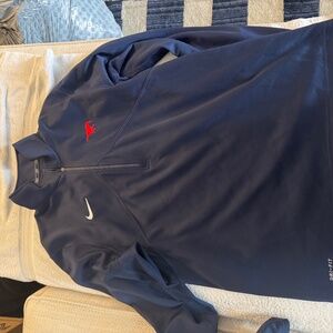 Navy SMU Nike Q zip